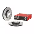 Jeu de 2 disques de frein avant BREMBO 09.B746.61 - Visuel 1