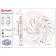 Jeu de 2 disques de frein avant BREMBO 09.B747.51 - Visuel 2