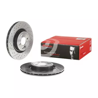 Jeu de 2 disques de frein avant BREMBO 09.B754.21