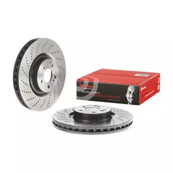 Jeu de 2 disques de frein avant BREMBO 09.B769.51