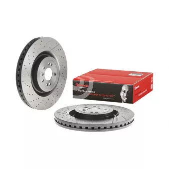 Jeu de 2 disques de frein avant BREMBO 09.B805.11