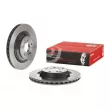 Jeu de 2 disques de frein arrière BREMBO 09.B842.31 - Visuel 1