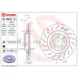 Jeu de 2 disques de frein avant BREMBO 09.B855.51 - Visuel 2