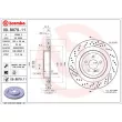 Jeu de 2 disques de frein arrière BREMBO 09.B879.11 - Visuel 2