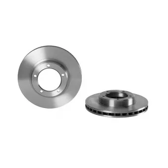 Jeu de 2 disques de frein avant BREMBO 09.B968.10