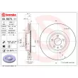 Jeu de 2 disques de frein avant BREMBO 09.B970.11 - Visuel 2