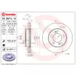 Jeu de 2 disques de frein avant BREMBO 09.B974.11 - Visuel 2