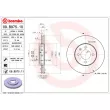 Jeu de 2 disques de frein avant BREMBO 09.B975.11 - Visuel 2
