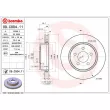 Jeu de 2 disques de frein avant BREMBO 09.C004.11 - Visuel 2