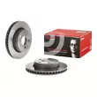 Jeu de 2 disques de frein avant BREMBO 09.C004.11 - Visuel 1