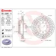 Jeu de 2 disques de frein arrière BREMBO 09.C085.11 - Visuel 2