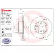 Jeu de 2 disques de frein avant BREMBO 09.C114.11 - Visuel 2