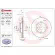 Jeu de 2 disques de frein avant BREMBO 09.C136.10 - Visuel 2