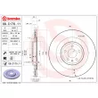 Jeu de 2 disques de frein arrière BREMBO 09.C170.11 - Visuel 2