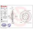 Jeu de 2 disques de frein avant BREMBO 09.C171.1X - Visuel 2