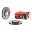 Jeu de 2 disques de frein avant BREMBO 09.C171.1X - Visuel 1