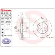 Jeu de 2 disques de frein avant BREMBO 09.C173.11 - Visuel 2