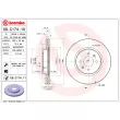 Jeu de 2 disques de frein avant BREMBO 09.C174.11 - Visuel 2