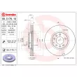 Jeu de 2 disques de frein avant BREMBO 09.C176.11 - Visuel 2