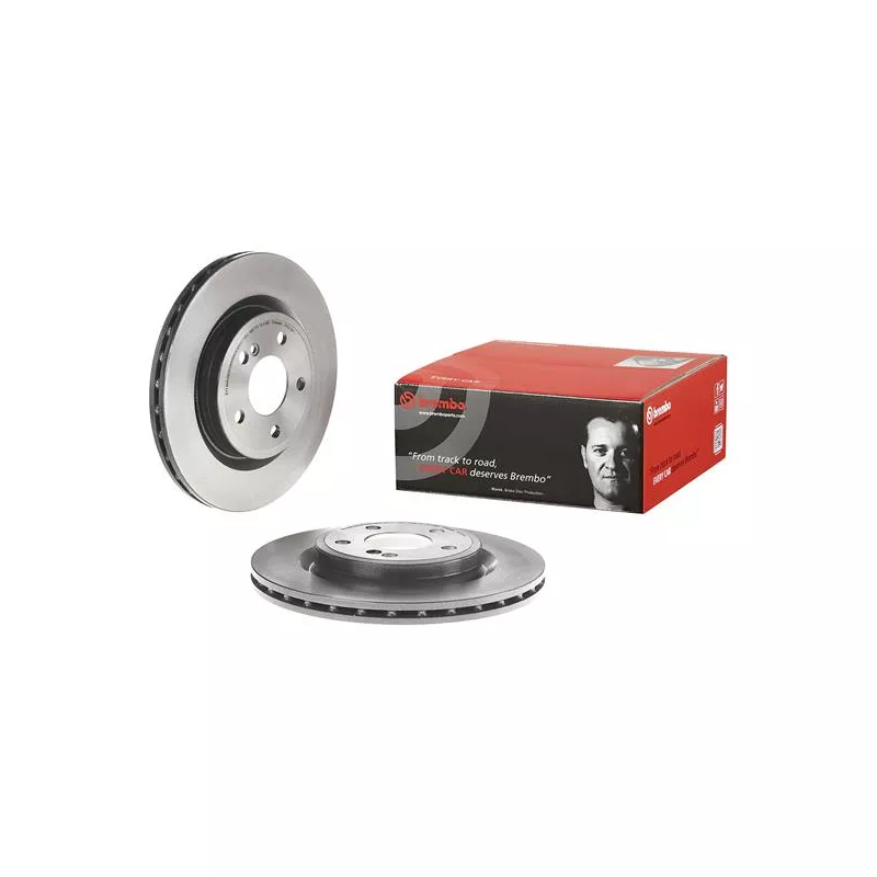 Jeu de 2 disques de frein arrière BREMBO 09.C219.41