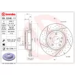 Jeu de 2 disques de frein arrière BREMBO 09.C246.11 - Visuel 2