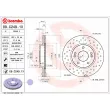 Jeu de 2 disques de frein avant BREMBO 09.C249.1X - Visuel 2