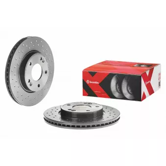 Jeu de 2 disques de frein avant BREMBO 09.C249.1X