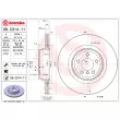 Jeu de 2 disques de frein arrière BREMBO 09.C314.11 - Visuel 2