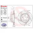 Jeu de 2 disques de frein arrière BREMBO 09.C315.21 - Visuel 2
