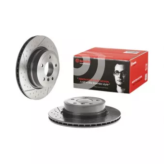 Jeu de 2 disques de frein arrière BREMBO 09.C315.21