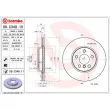 Jeu de 2 disques de frein avant BREMBO 09.C349.11 - Visuel 2