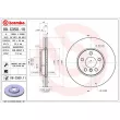 Jeu de 2 disques de frein avant BREMBO 09.C350.11 - Visuel 2