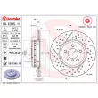 Jeu de 2 disques de frein arrière BREMBO 09.C395.13 - Visuel 2
