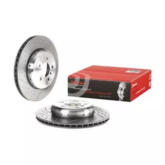 Jeu de 2 disques de frein arrière BREMBO 09.C395.13