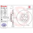 Jeu de 2 disques de frein arrière BREMBO 09.C396.13 - Visuel 2
