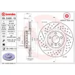 Jeu de 2 disques de frein arrière BREMBO 09.C400.13 - Visuel 2
