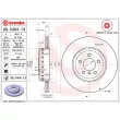 Jeu de 2 disques de frein arrière BREMBO 09.C404.13 - Visuel 2