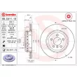 Jeu de 2 disques de frein arrière BREMBO 09.C411.13 - Visuel 2