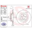 Jeu de 2 disques de frein arrière BREMBO 09.C414.13 - Visuel 2