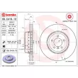 Jeu de 2 disques de frein avant BREMBO 09.C419.13 - Visuel 2