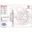 Jeu de 2 disques de frein avant BREMBO 09.C420.13 - Visuel 2