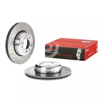 Jeu de 2 disques de frein avant BREMBO 09.C420.13