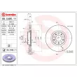 Jeu de 2 disques de frein avant BREMBO 09.C495.11 - Visuel 2