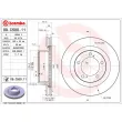 Jeu de 2 disques de frein avant BREMBO 09.C500.11 - Visuel 2