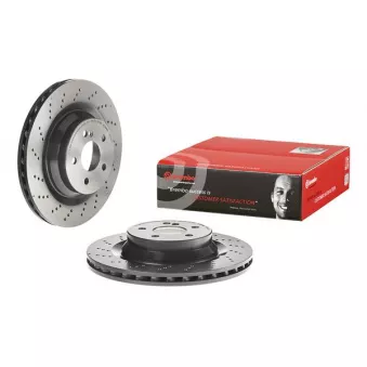 Jeu de 2 disques de frein arrière BREMBO