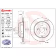 Jeu de 2 disques de frein arrière BREMBO 09.C503.11 - Visuel 2