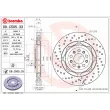 Jeu de 2 disques de frein avant BREMBO 09.C505.33 - Visuel 2