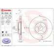 Jeu de 2 disques de frein avant BREMBO 09.C542.11 - Visuel 2