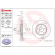 Jeu de 2 disques de frein avant BREMBO 09.C544.11 - Visuel 2