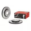 Jeu de 2 disques de frein avant BREMBO 09.C545.11 - Visuel 1